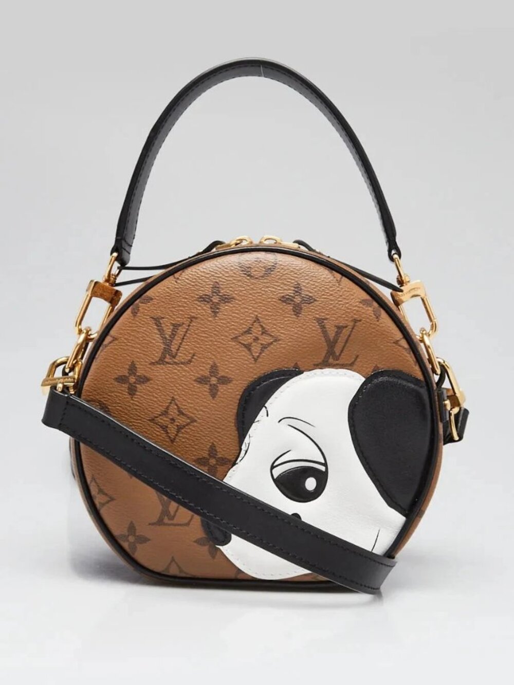 Louis Vuitton Reverse Monogram Canvas Dog Animation Boite Chapeau Bag